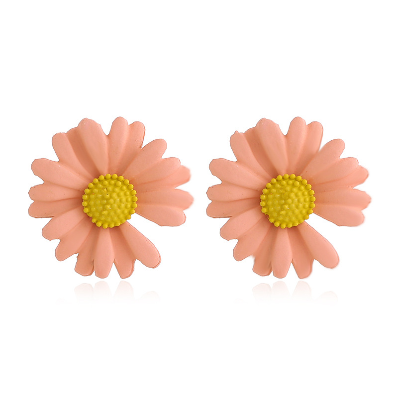 Fashion New Trend Simple Earrings Nihaojewelry Wholesale Sweet Sen Super Sunflower Daisy Flower Earring display picture 26
