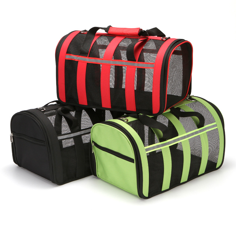 可折叠透气宠物包手提狗狗包外出便携狗包猫笼外出旅行猫包厂家