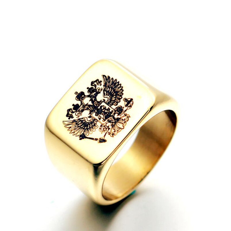 15g Weight Ion Plating (IP) Gold Plating Process 24K Gold Plated Plating Material Rings Classification 1 Piece Quantity Holiday, Daily, Street Occasion 316L Stainless Steel Material Solid Color Pattern All Seasons Season Men's Gender Hip-Hop, Simple Style Style Waterproof Non Tarnish, Surgical Steel, Polishing Craft Gold, Silver, Black Color Hip-Hop Simple Style 24K Gold Plated 316L Stainless Steel Solid Color Gold Silver Black Men Signet Rings 11