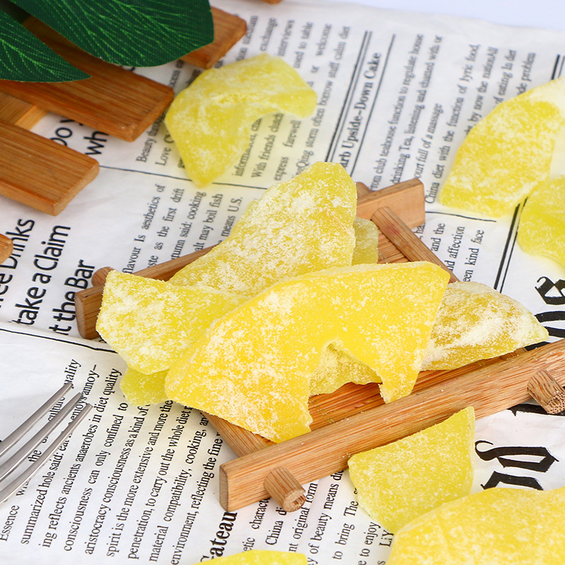 Sweet and sour cantaloupe candied fruits, office casual snacks, dried honeydew melon 500g bag manufacturer wholesale