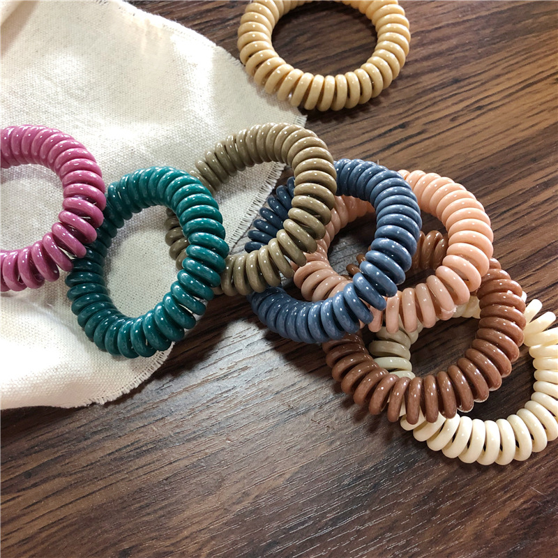 Simple Style Heart Shape Plastic Hair Tie display picture 4