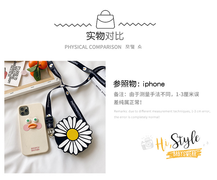 Silicone bag childrens cute mini messenger bag summer new girl fashion small daisy change small bag  wholesale nihaojewelry NHGA220906picture19