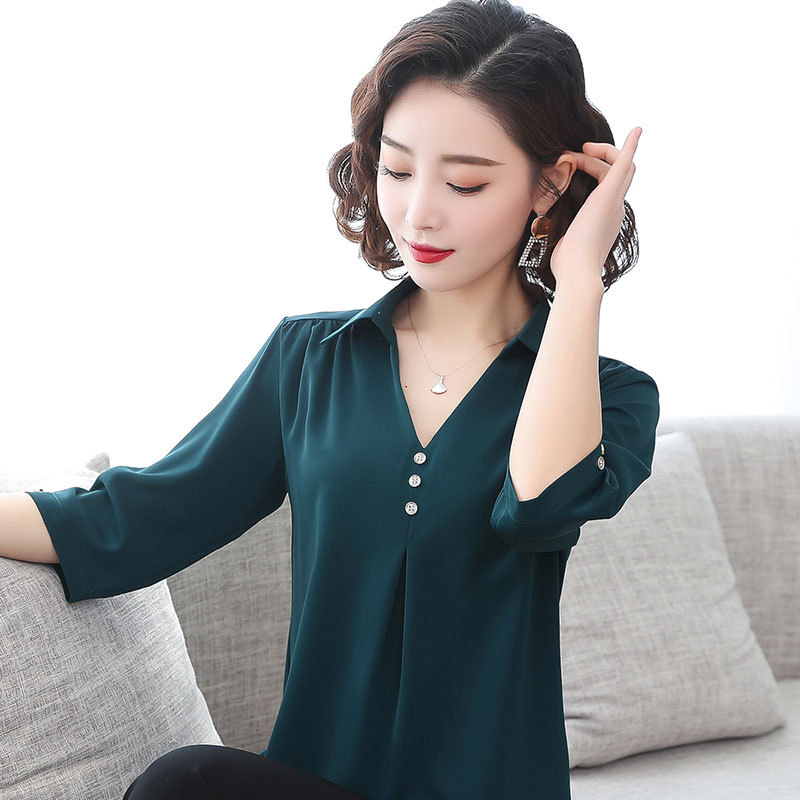 Chemisier en Mousseline de soie - Ref 3429274 Image 3