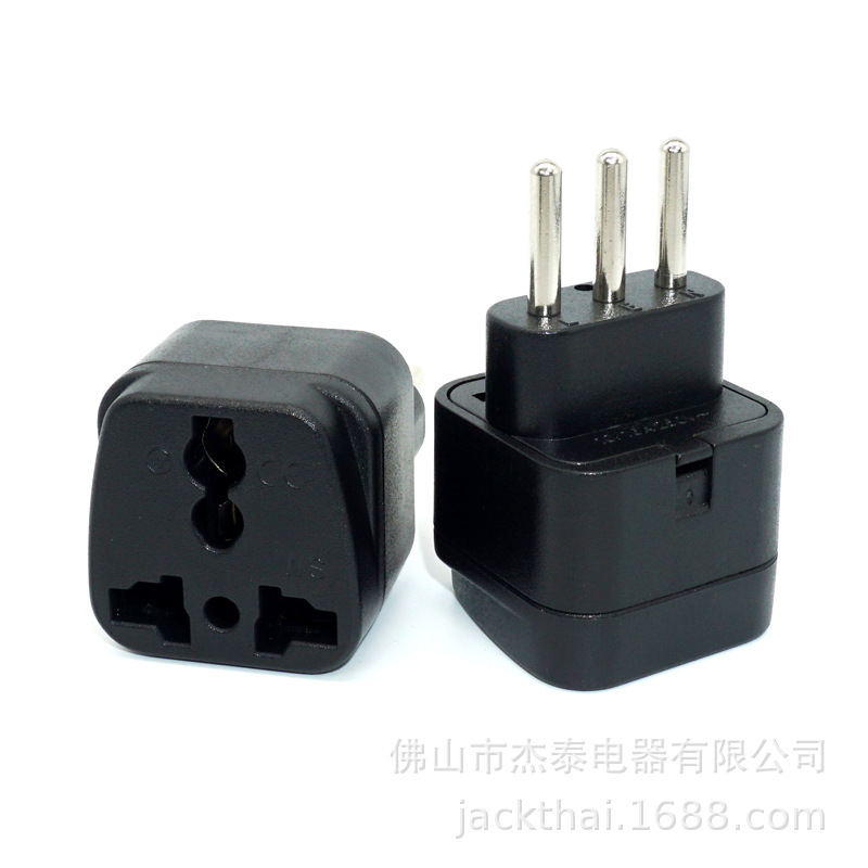 （仅供出口）嵌入式意標轉換插頭,烏拉圭旅遊電源轉換插座,