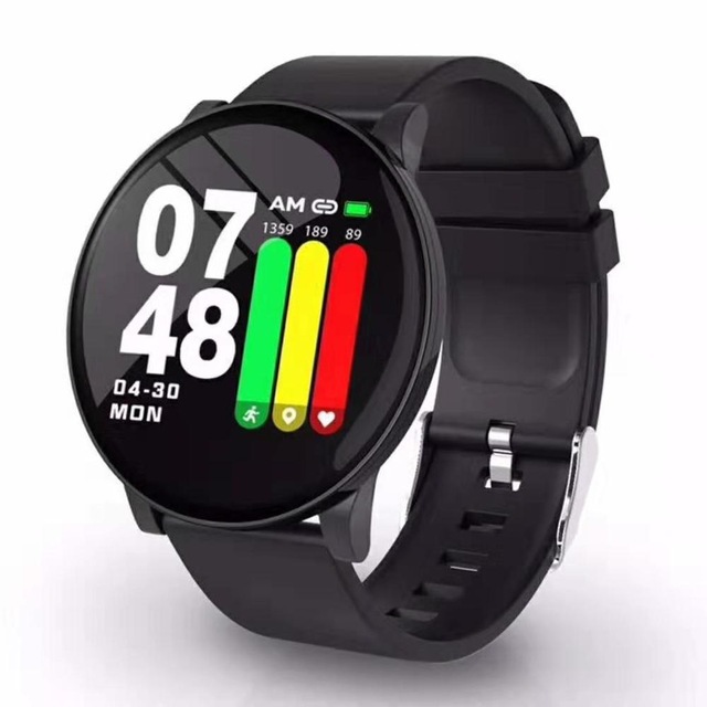 Round screen Milanese heart rate and blood pressure multifunctional sports bracelet