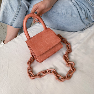 Women’s bag fashion chain messenger bag versatile portable small square bag
