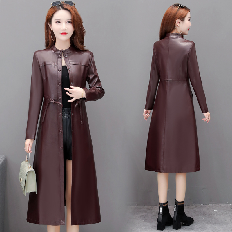 E9029 1540K ÁO DA NỮ HEFTDTH BIG SIZE NGOẠI CỠ DÁNG ÔM BODY GỢI CẢM SEXY MÙA XUÂN THU ĐÔNG TRUNG NIÊN THỜI TRANG NỮ DA BÒ G04 SẢN PHẨM MỚI