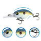 Micro Square Bill Crankbait Lure For Bass Trout Walleye Saltwater Freshwater Fishing