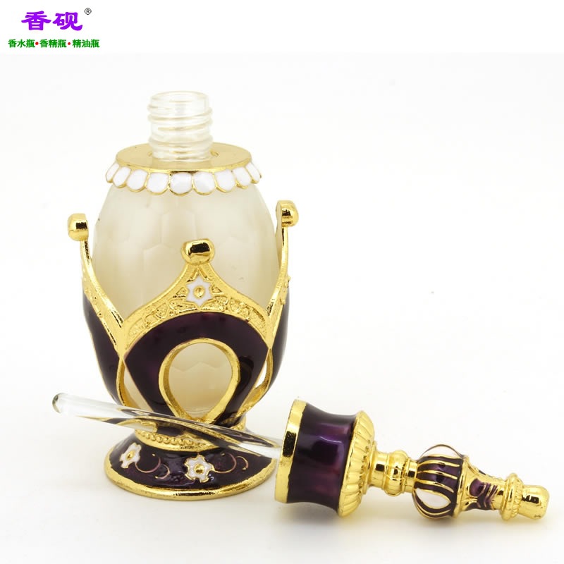 香砚25m皇冠头款涂紫色油精油瓶摆件2.jpg