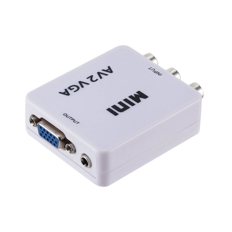 Фабричный AV в VGA AV в VGA HD конвертер AV2VGA поддерживает дисплей 1080P