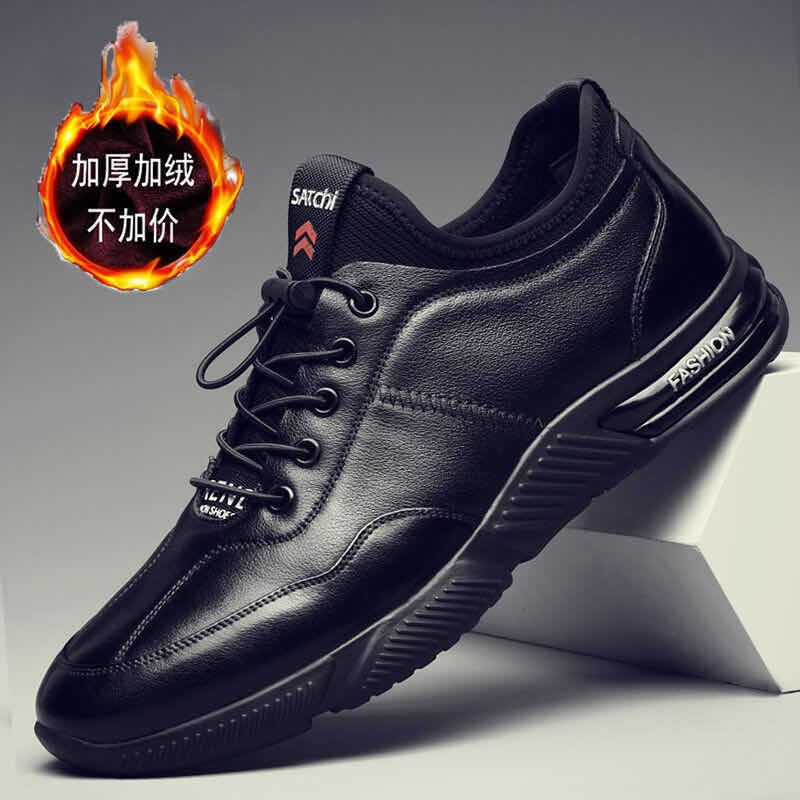 冬季新款男棉鞋英倫風高幫防滑加厚韓版百搭運動休閑男鞋