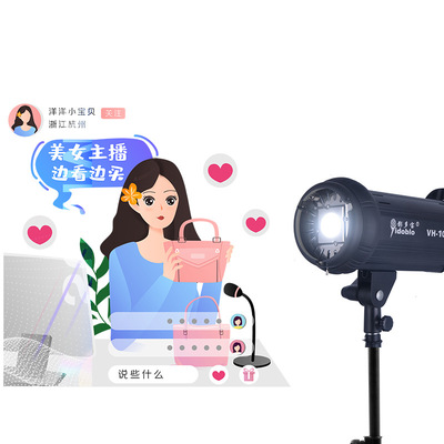 Foreign trade Source of goods Dubbo Soft Light 200w Live lights LED Photography Light anchor Studio lighting