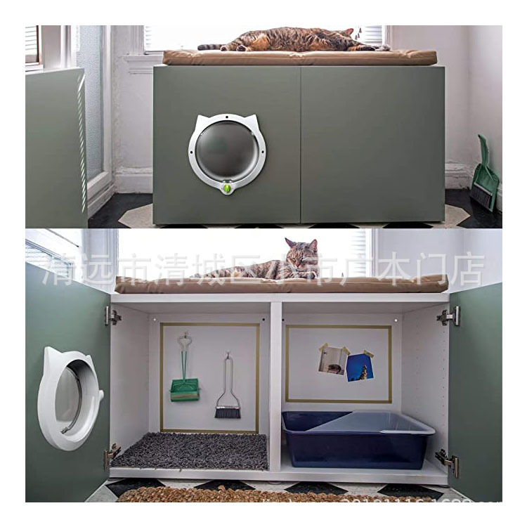 Hot selling new cat door, cat hole, dog door hole, controllable access direction, pet door, cat kennel, pet supplies