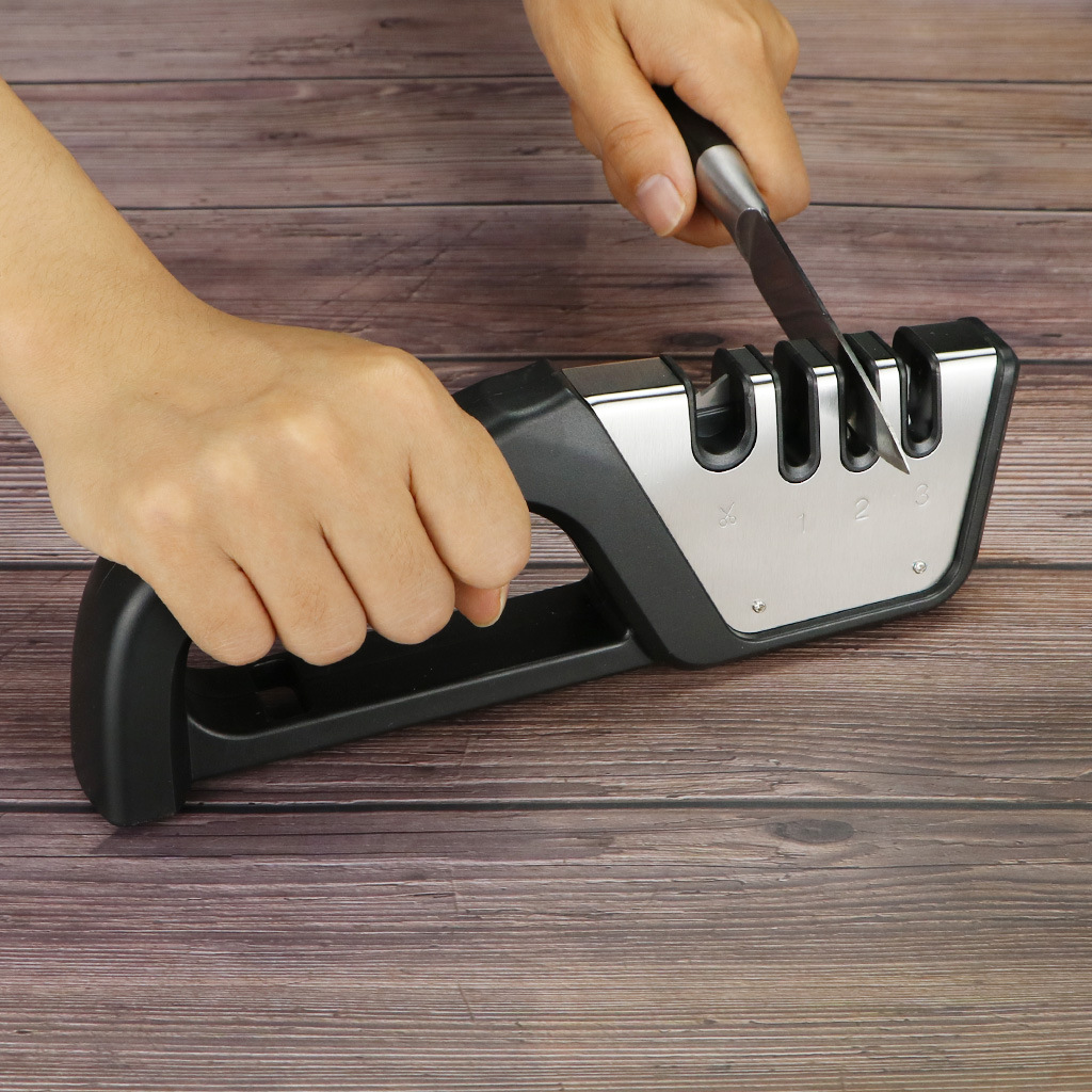 多用磨刀工具快速磨刀器磨菜刀磨剪刀家用磨刀石廚房用品磨刀棒