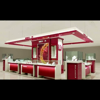 玉器专柜,专卖店设计，展会效果图 橱窗VI空间环境主题设计效果图