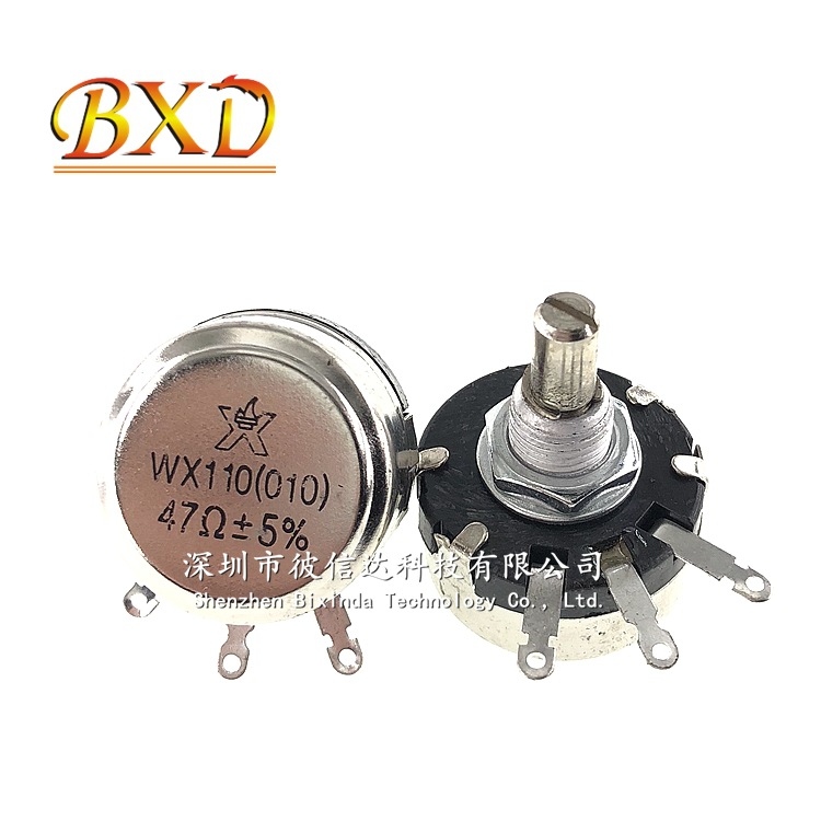 WX110(010) 6K8 6.8K 单圈线绕电位器可调电阻 1W 精密电位器