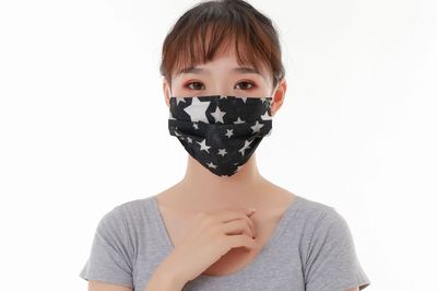 壹次性無紡布水刺布印花口罩戶外騎行防塵防霾 10片精裝 複工必備