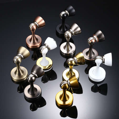 Zinc alloy thickened door absorber silent bedroom wall absorber strong magnetic door bumper door stopper manufacturer direct selling door absorber