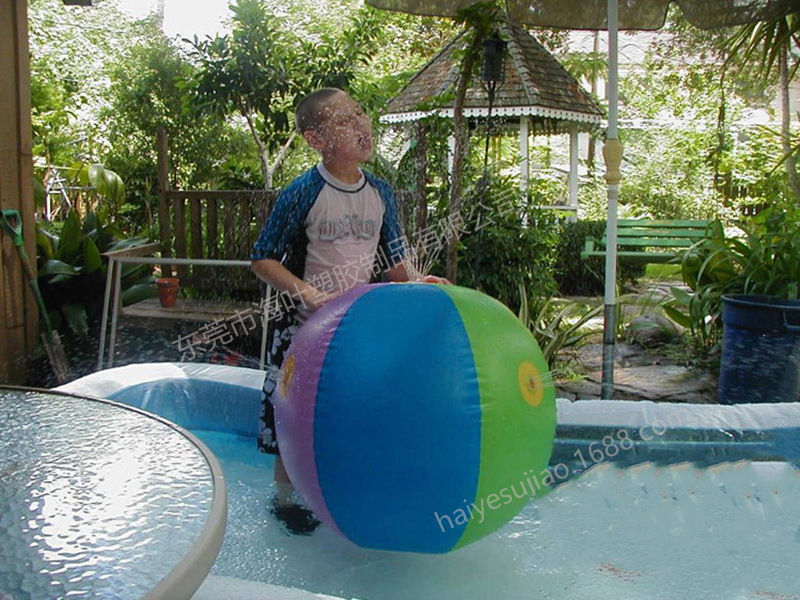 Inflatable travel beach water polo ball PVC play in water