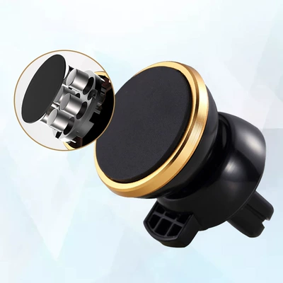 Car-mounted mobile phone bracket magnetic suction air outlet snap-in type car universal multifunctional instrument panel pasting mobile phone bracket