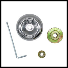 Grass trimmer accessory kit 4-piece set, pressure plate protective cover, nuts, gas grass trimmer, brush cutter 4-stroke