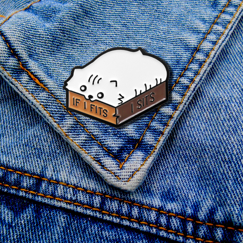 Casual, Holiday Occasion Alloy Material Cute Streetwear Pin Cat Alloy Enamel Women'S Brooches