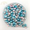 There are holes gradients like pearl ABS straight -hole colorful mermaid pearl two -color pearl 6mm 8mm