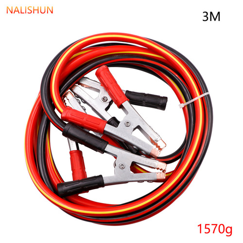 Guojianglong car uses fire wire to charge and connect rescue battery to fire wire and hitchhike wire treasure clip pure copper thickened