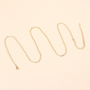 Simple Geometric Hollow Heart Waist Chain Wholesale Nihaojewelry display picture 1