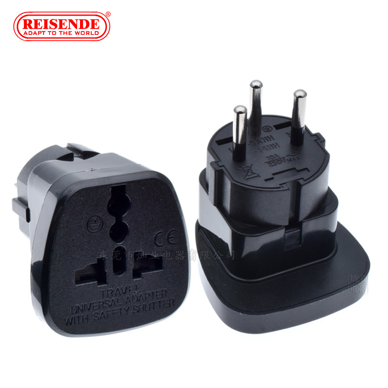 多功能以色列转换插头 10A中国日本美国转以色列转接头SS-14NH