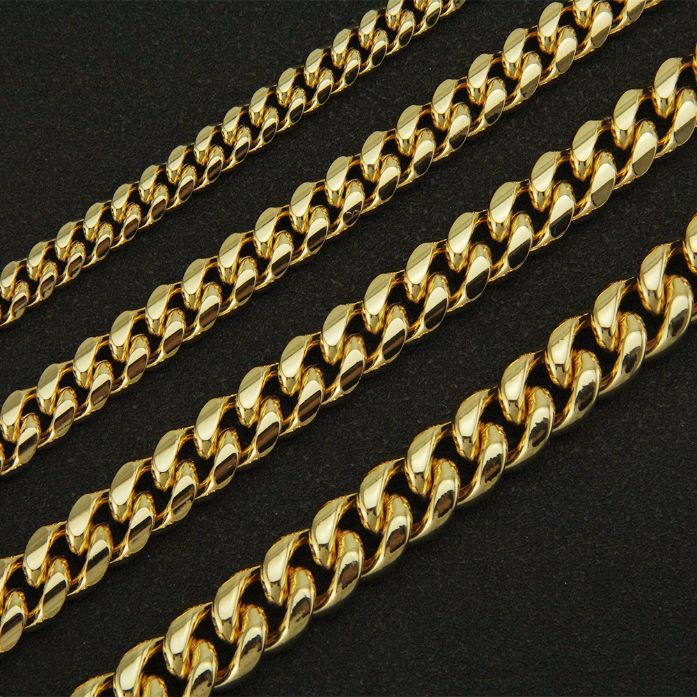 304 Stainless Steel Material Fashion Geometric Stainless Steel Plating No Inlaid Men'S Bracelets Men's Chain Bracelets