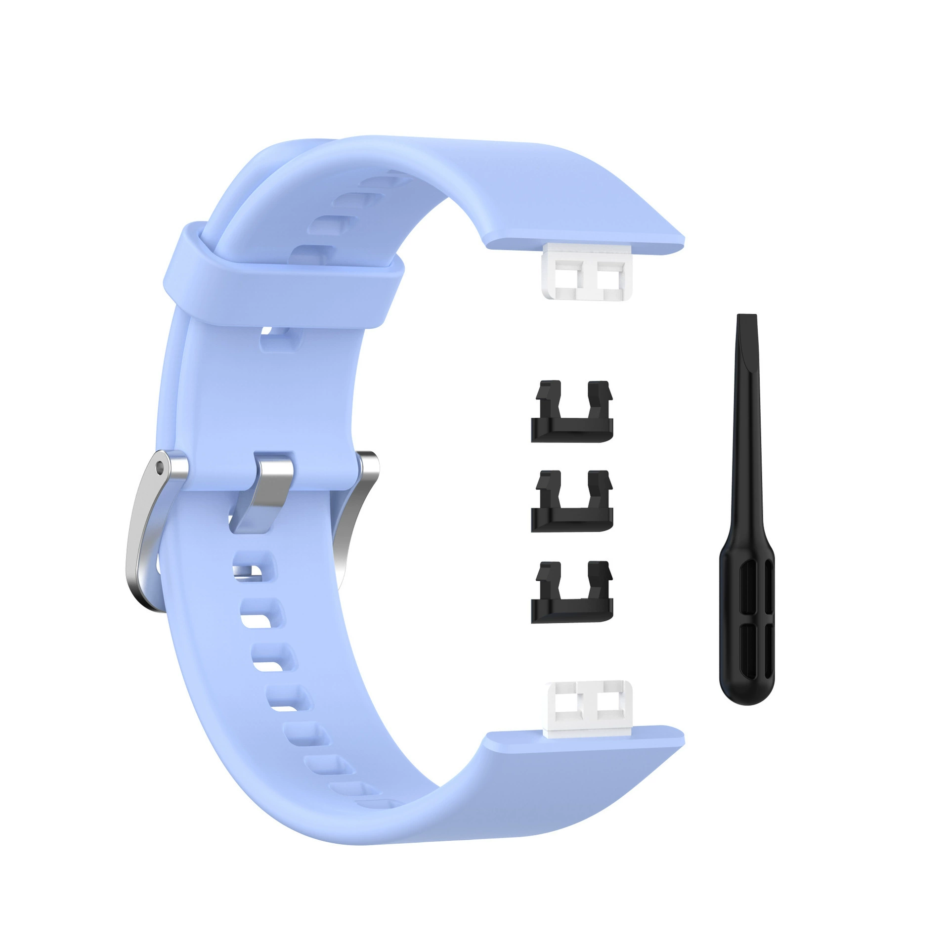 Силиконовый ремешок для часов (Huawei) Watch Fit, силикон медицинского класса, пряжка из нержавеющей стали, 14 цветов