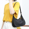 Korean Edition Simplicity oxford Underarm bag leisure time Retro zipper Handbag Versatile Soft surface Solid nylon The single shoulder bag