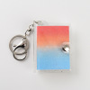 Brand retro small photoalbum with key, keychain, storage system, wholesale, new collection, 2inch