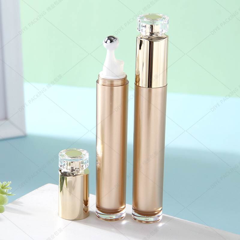 En stock 15g Crema para los ojos botella vacía esencia aceite-agua spray botella vacía 20ml Bola de prensa botella de medicina recubierta