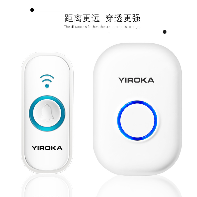 盈润佳W101无线门铃 智能家用门铃 新款欧规 美规 英规厂家直销