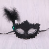 Makeup Dance Xiaowe plus side feather mask, Venice Little Princess Mask Festival Party Stage Performance Prop