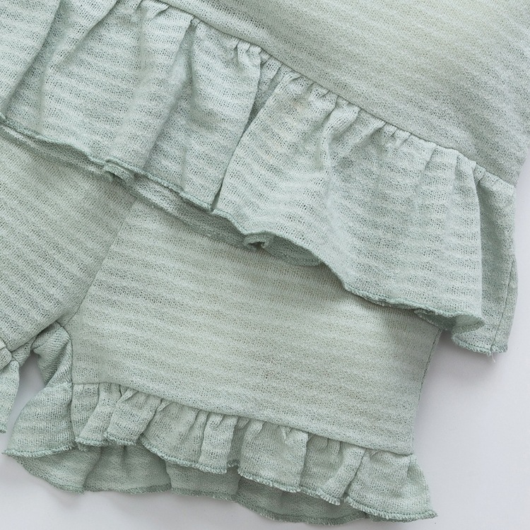 2020 여름 어린이 순면 잠옷 여아 패션 슬링 홈 옷 세트 여자 잠옷 홈 옷