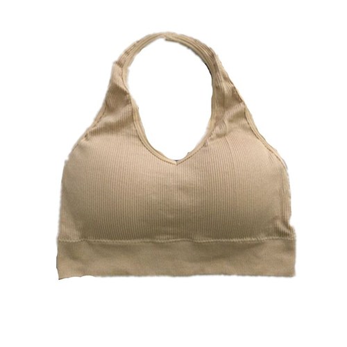 High quality sexy U-shaped large backless invisible underwear for women with small breasts, halter neck, beautiful back suspender bra, girl vest summer