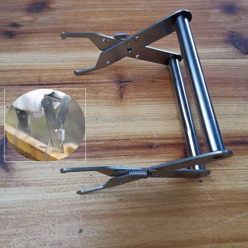 养蜂工具 巢框夹 蜂具不锈钢巢框夹 出口巢框夹子 提脾夹