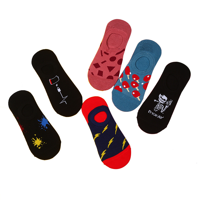 Unisex/both men and women can charge Japanese super short tube (boat socks) socks
