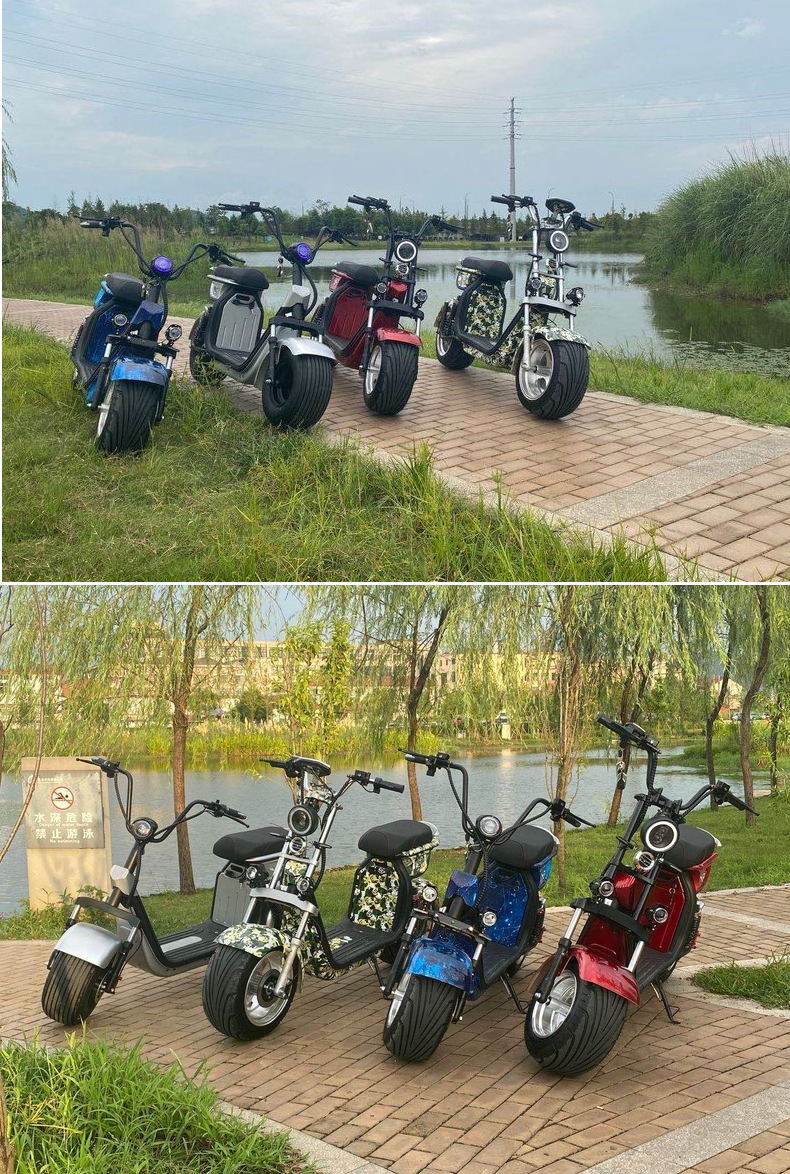 Factory direct supply Harley electric car electric motorcycle wide tire battery car adult electric scooter Harley car