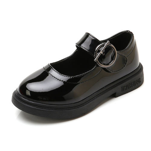 Children's Leather Shoes Spring and Autumn New Girls' Leather Shoes Soft Sole Fashion Casual Middle and Large Children's Korean Style Girls' Casual Shoes