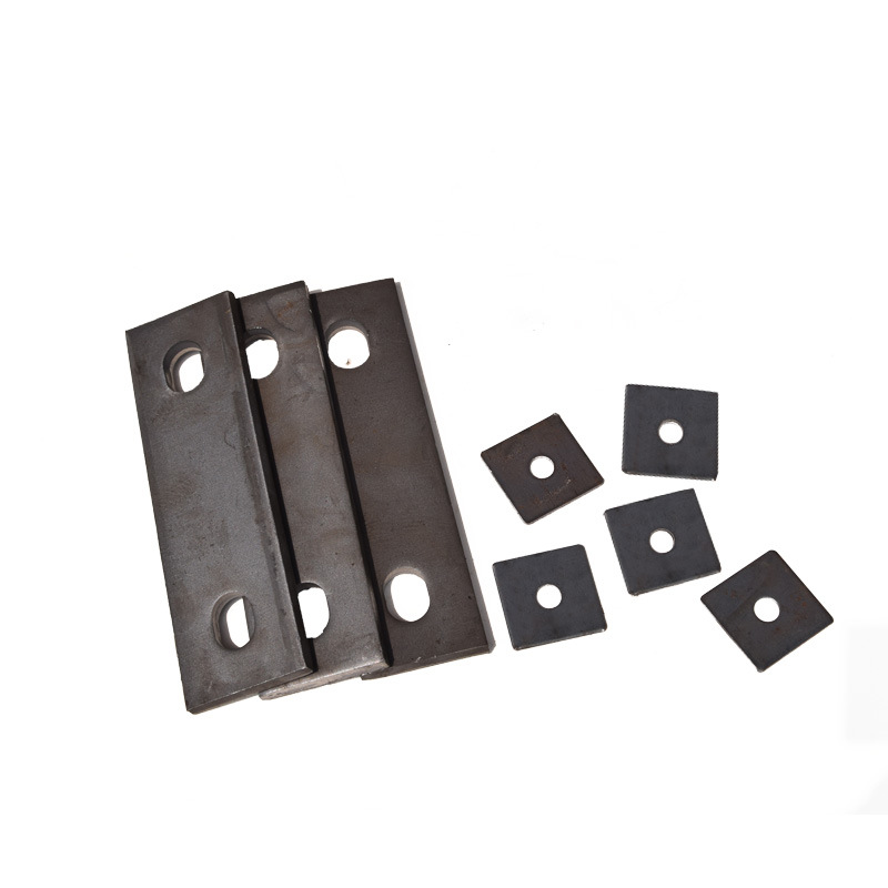碳钢Q235抗震支架钢梁压板 支架连接件配件 U型丝配套 预埋板铁板