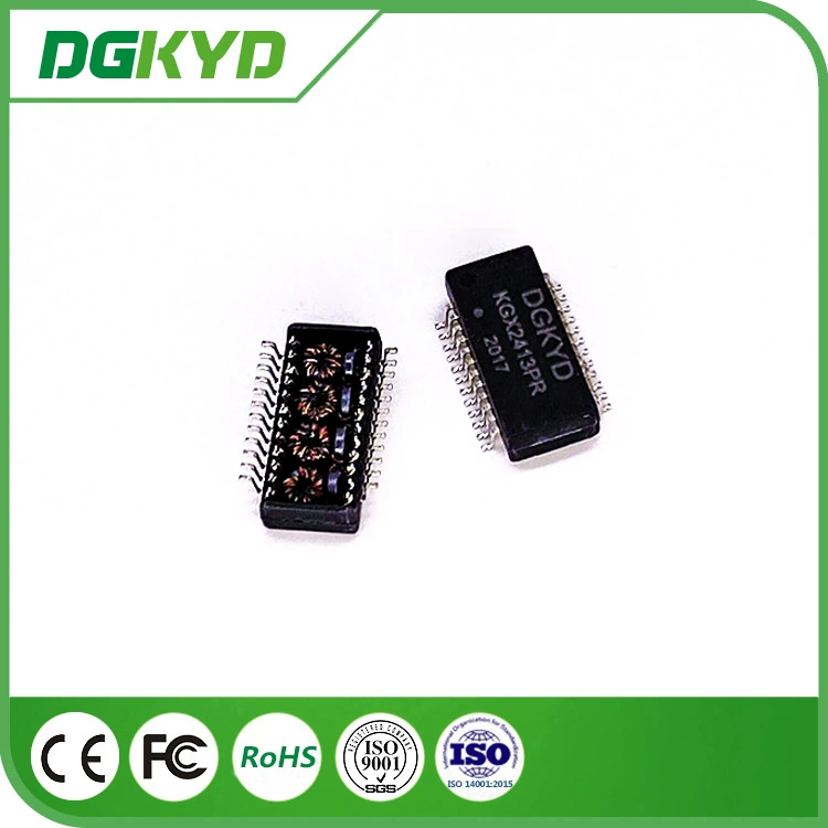 KGX2413PR 1000BASE-TX Гигабитный сетевой трансформатор Изолирующий трансформатор Ethernet