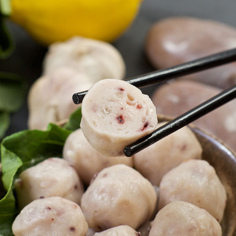 Quick frozen octopus balls 500g fresh meatballs fresh Oden spicy hot pot ingredients manufacturer wholesale