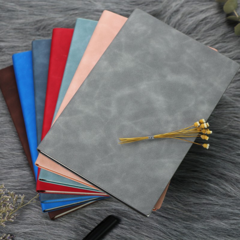 Migu customized Notepad thickening diary enterprise Meeting notebook A5 Business Notepad customized logo