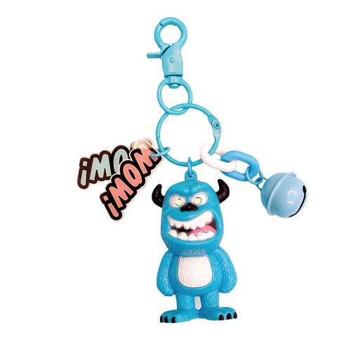 Monsters University Keychain Sound Pendant Big Eyes Cartoon Creative Small Gift Internet Celebrity Car Keychain Pendant