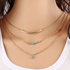 Turquoise copper accessory, necklace, Aliexpress, European style, wholesale
