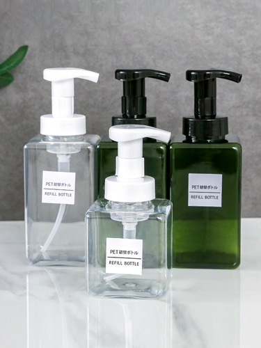 Mousse foaming bottle hand soap dispenser bottle foam shampoo bottle push-type facial cleanser foamer